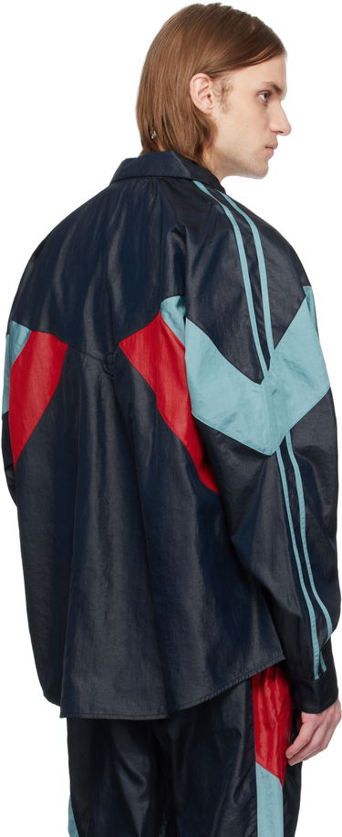 Vindjakke Martine Rose Martine Rose Shirt Track Jacket Mørkeblå | 172WP10504, 2