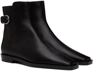 Sneakers og sko TOTEME 'The Belted' Ankle Boots Sort | 241-WAS1006-LE0035, 3