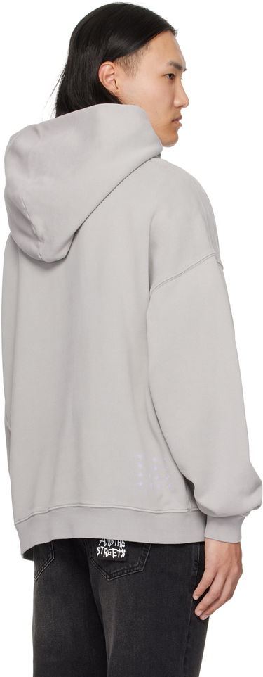 Sweatshirt Ksubi Blasted Hoodie Grå | MFA25FL005, 2