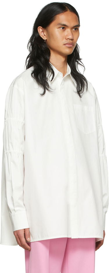 Skjorte We11done Cotton Oversized Shirt Hvid | WD-BL1-22-141-M-WH, 1