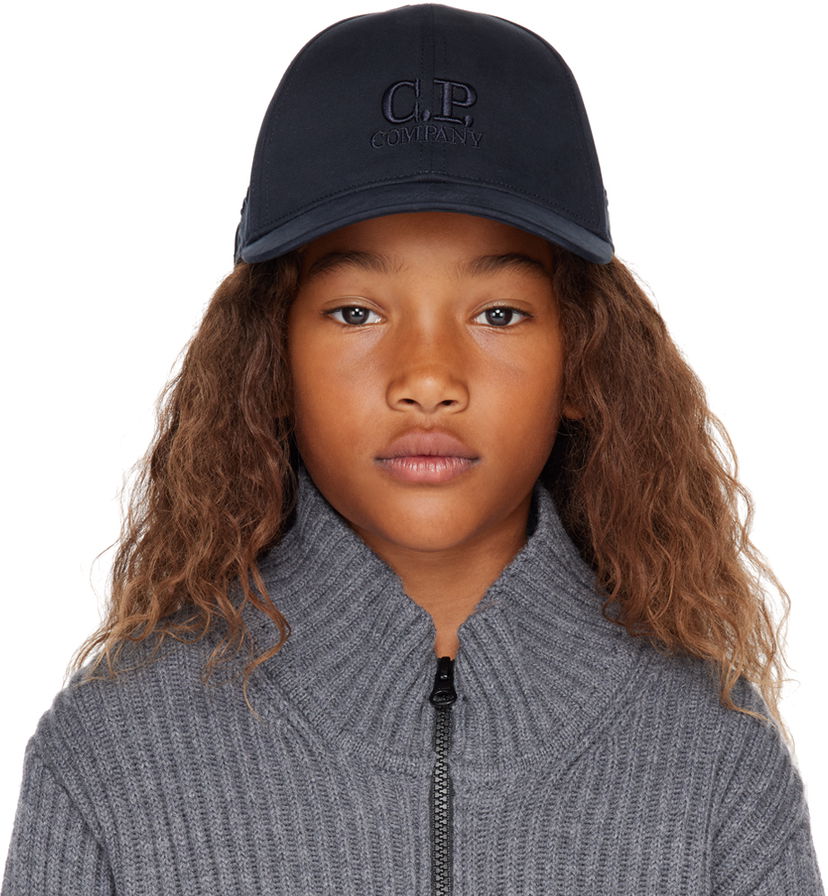 Kasket C.P. Company C.P. Company Kids Embroidered Cap Mørkeblå | 14CKAC045-006288A