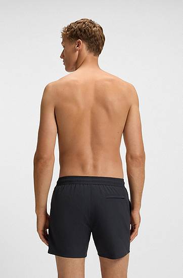 Shorts BOSS BECKHAM x BOSS Soft-Touch Swim Shorts Mørkeblå | 50549411, 1