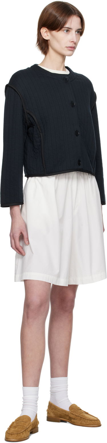 Sweater A.P.C. A.P.C. Garance Cropped Quilted Jacket Sort | COHGW-F32010, 3