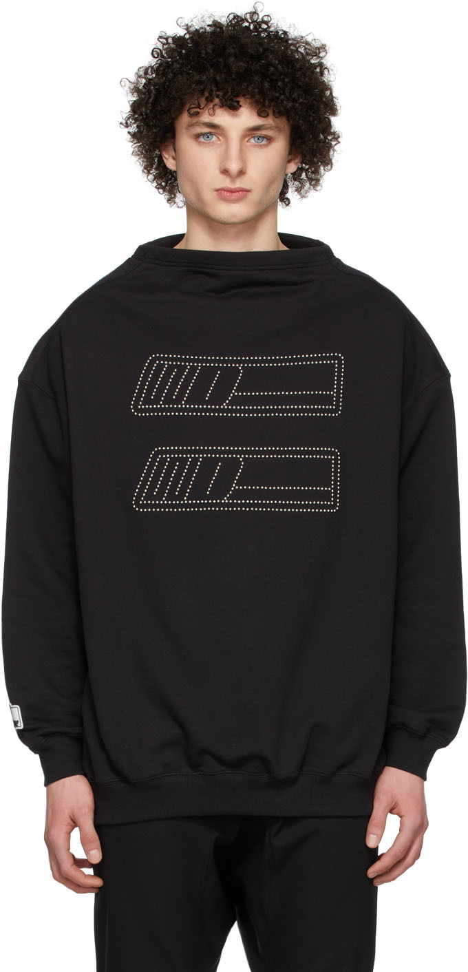 Sweatshirt We11done We11done High Boatneck Sweatshirt Sort | WD-TS1-22-538-U-BK