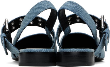 Tøj rag & bone rag & bone Astra Slingback Ballerina Flats Blå | WFF24SF002UB2, 1
