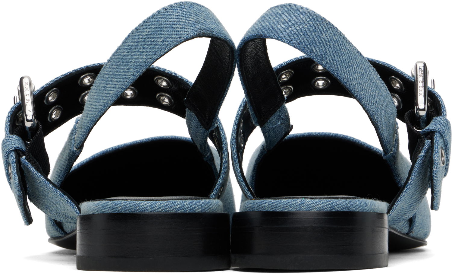 Tøj rag & bone rag & bone Astra Slingback Ballerina Flats Blå | WFF24SF002UB2, 1
