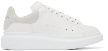 Sneakers og sko Alexander McQueen Oversized Sneakers "White & Off-White" Hvid | 553680WHGP7, 0