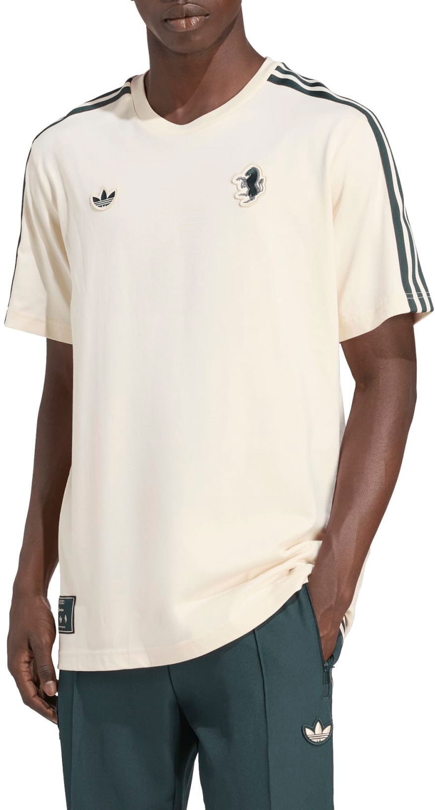 T-shirt adidas Originals Juventus Icon T-Shirt Beige | JM9453, 1