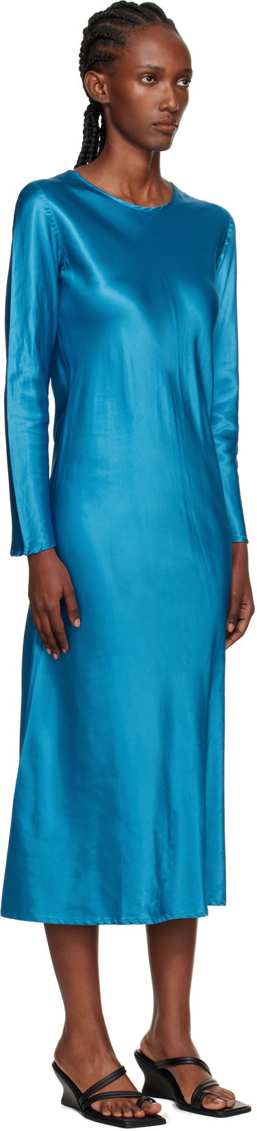 Kjole Baserange Baserange Dydine Maxi Dress Blå | DRDYT-EV-AU25, 1