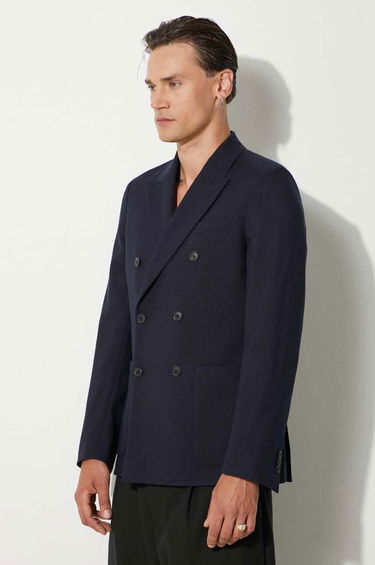 Jakke Paul Smith Paul Smith Double-Breasted Wool Blazer Mørkeblå | M1R.2320.N01746, 3