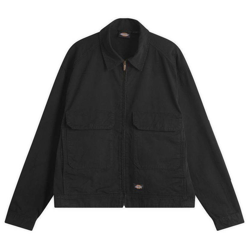Jakke Dickies Fort Smith Trucker Jacket, Size Large Sort | DK0A87OEBLK1