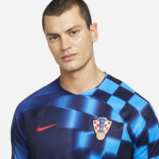 Jersey Nike Croatia 2022/23 Stadium Away Dri-FIT Football Shirt Blå | DN0683-498, 1