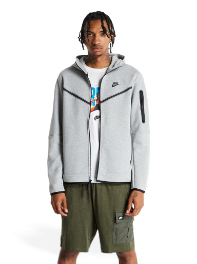 Sweatshirt Nike Tech Fleece Full-Zip Hoodie Grå | CU4489-063