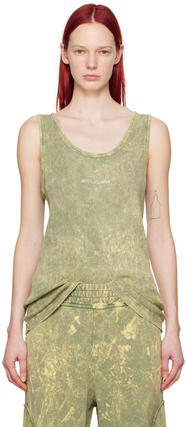 Tanktop Études Études Pippen Tank Top Grøn | E24MM161A03333