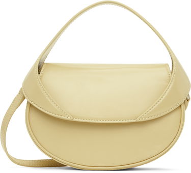 Håndtaske BY FAR Leather Shoulder Bag Gul | MWBTH008LL002BG032PL, 0