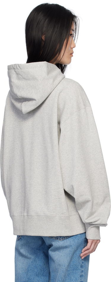 Sweatshirt Stella McCartney Floral Embroidered Hoodie Grå | 6J03683SPZ65, 2