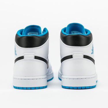 Sneakers og sko Jordan Air Jordan 1 Mid "Laser Blue" Hvid | 554724-141, 3