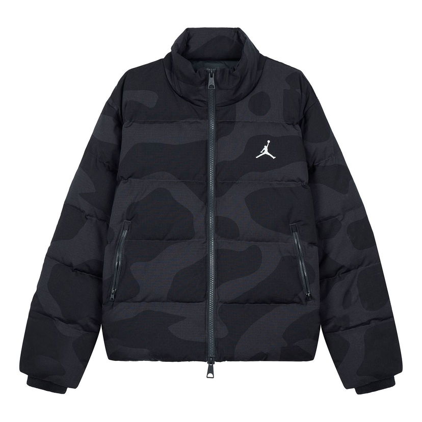 Puffer jakke Jordan Jordan Flight Heritage Down Jacket Sort | FB6989-045