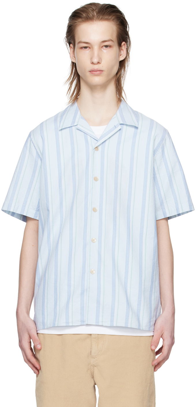 Skjorte Paul Smith PS Paul Smith Stripe Vacation Shirt Blå | M2R-695U-M21996-41