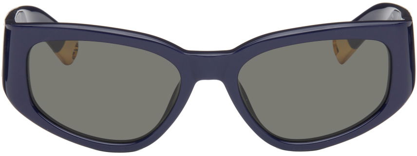 Solbriller Jacquemus 'Les Lunettes Gala' Sunglasses Mørkeblå | JAC5C4SUN, 0