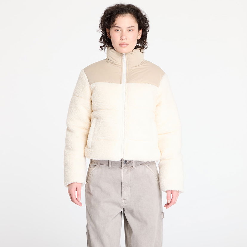 Puffer jakke Urban Classics Sherpa Mix Puffer Jacket Beige | TB6147-04737