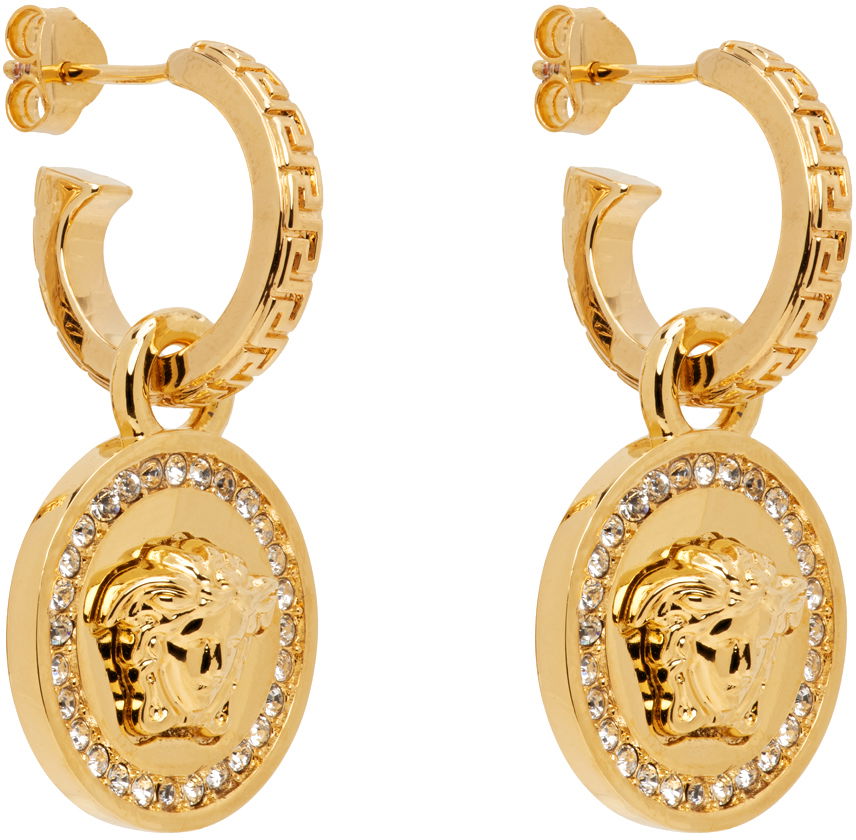 Øreringe Versace Medusa Earrings Beige | DG2D748_DJMX, 1