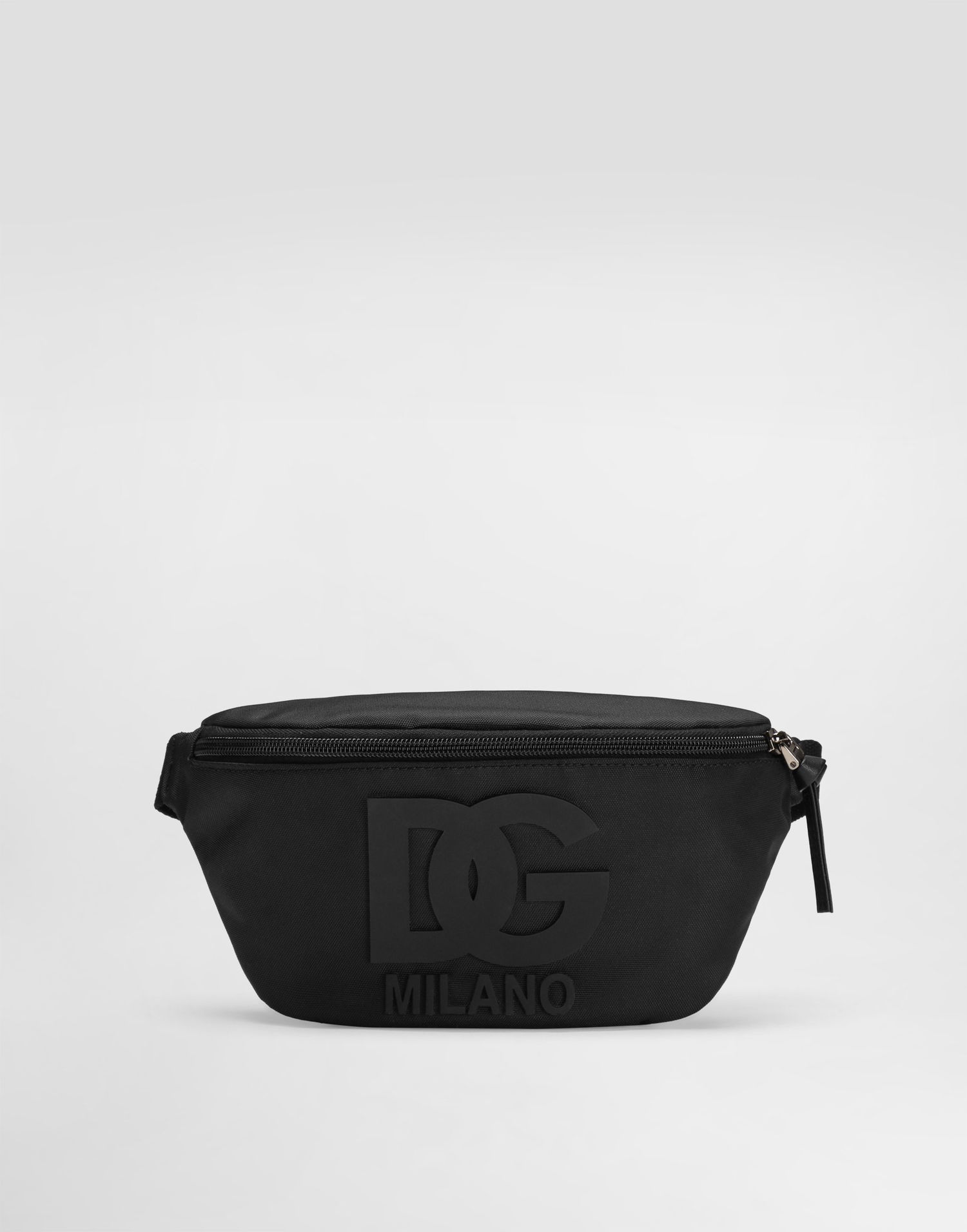 Taljetaske Dolce & Gabbana Nylon Waist Bag With DG Rubber Patch Sort | EM0072AU92780999, 0