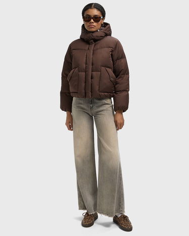 Puffer jakke Levi's Bubble Short Puffer Jacket Brun | 003MD-0006, 2