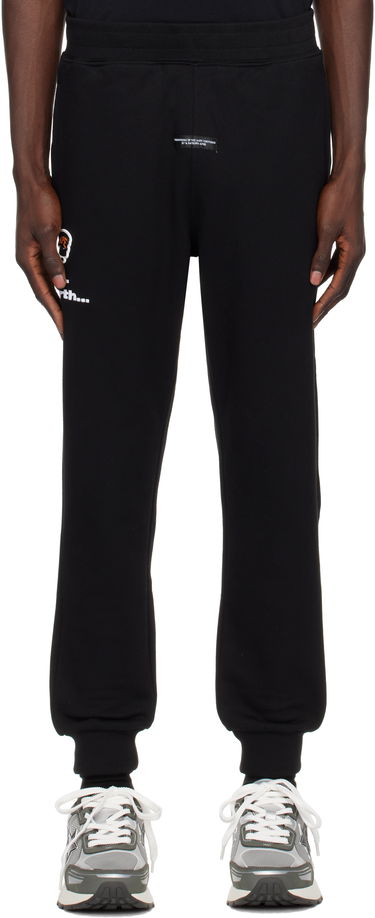 Joggingbukser AAPE by A Bathing Ape AAPE by A Bathing Ape Main Sweatpants Sort | AAPPTMB637XXNBKX, 0
