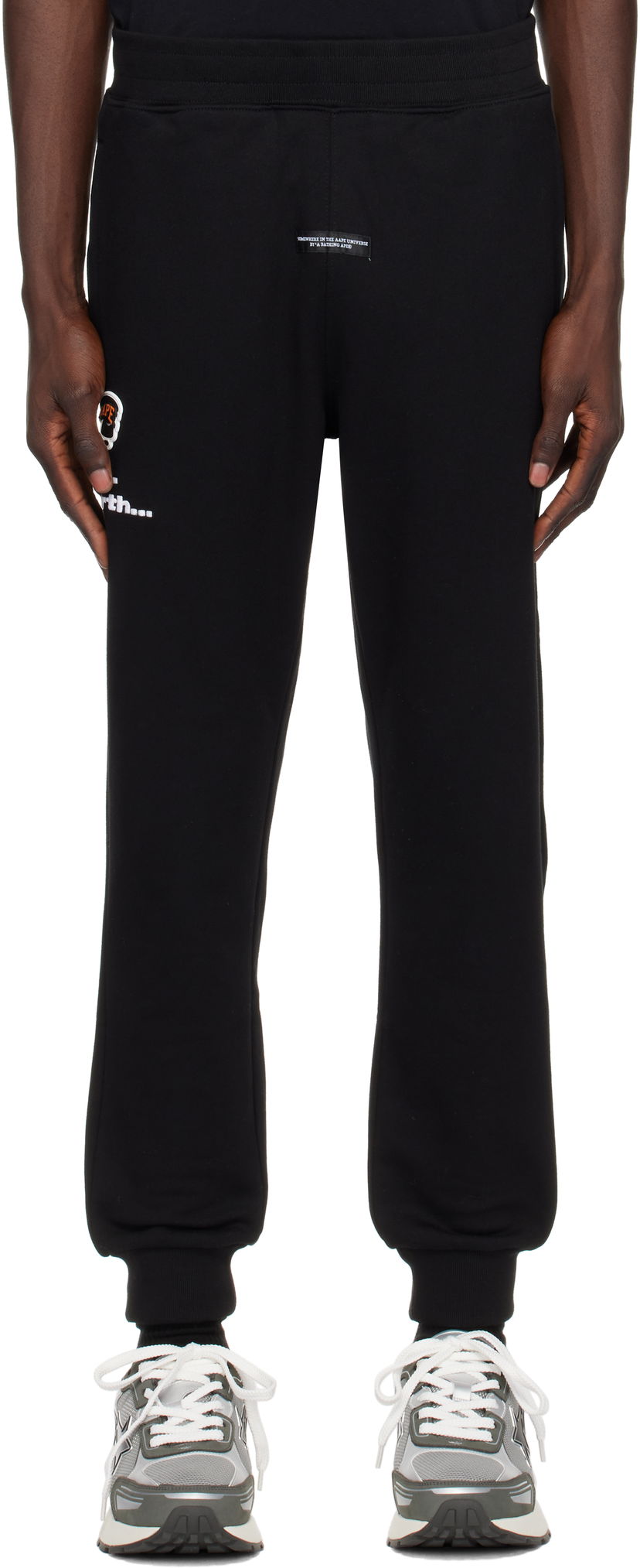 Joggingbukser AAPE by A Bathing Ape AAPE by A Bathing Ape Main Sweatpants Sort | AAPPTMB637XXNBKX