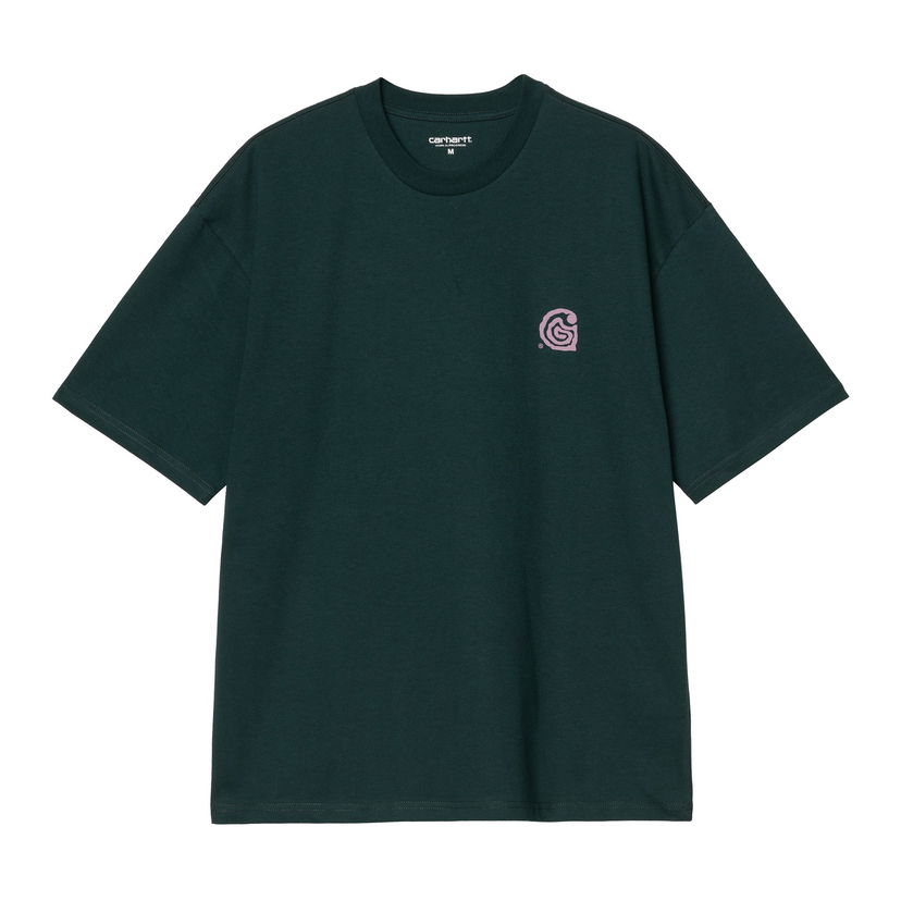 T-shirt Carhartt WIP Short Sleeve Helix T-Shirt Grøn | I035194_9