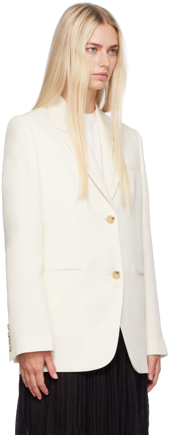 Jakke TOTEME Tailored Blazer Hvid | 243-WRZ869-FB0065, 1