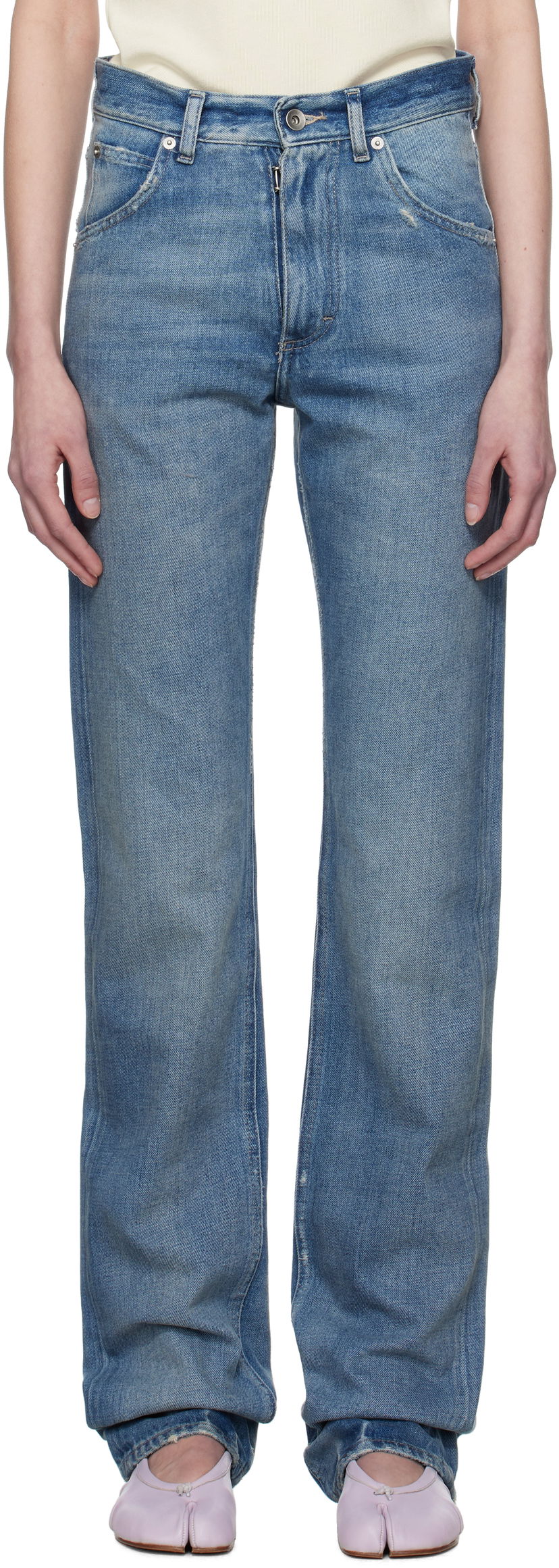 Jeans Maison Margiela Maison Margiela 5 Pockets Jeans Blå | S51LA0177 S30383