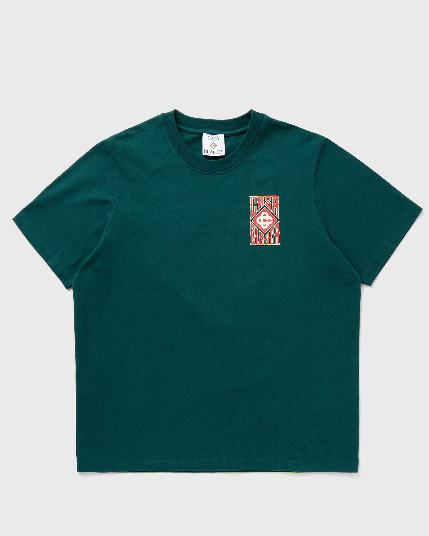 T-shirt Casablanca Casablanca Gothic Stacked Logo Graphic T-Shirt Grøn | MS25-JTS-001-06, 0