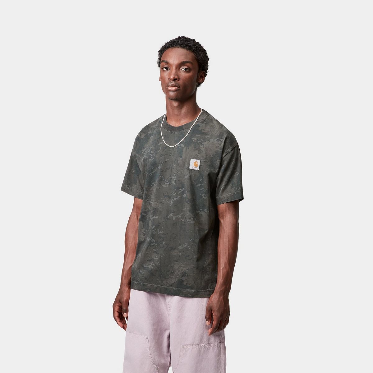 T-shirt Carhartt WIP Carhartt WIP Camo Combi Short Sleeve T-Shirt Grøn | I035859_9, 0