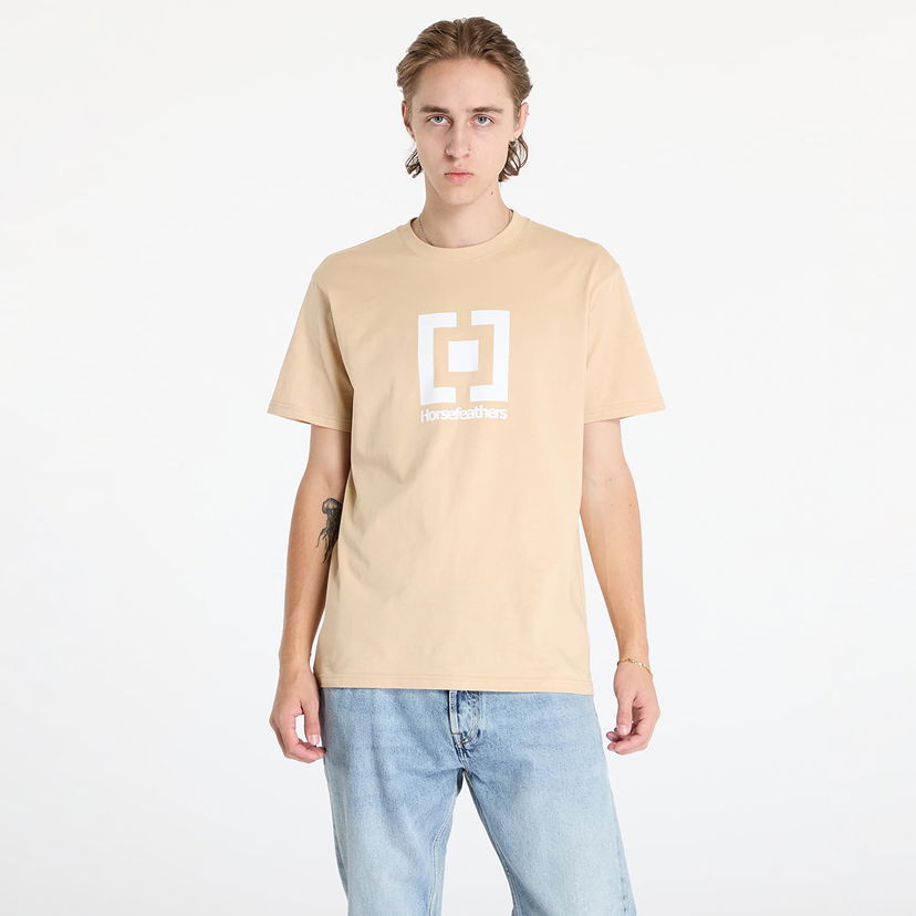 T-shirt Horsefeathers Base T-Shirt Mojave M Beige | SM1345F