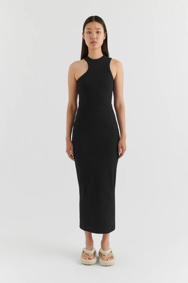 Kjole AXEL ARIGATO Scoop Asymmetric Dress Sort | A2087002, 2