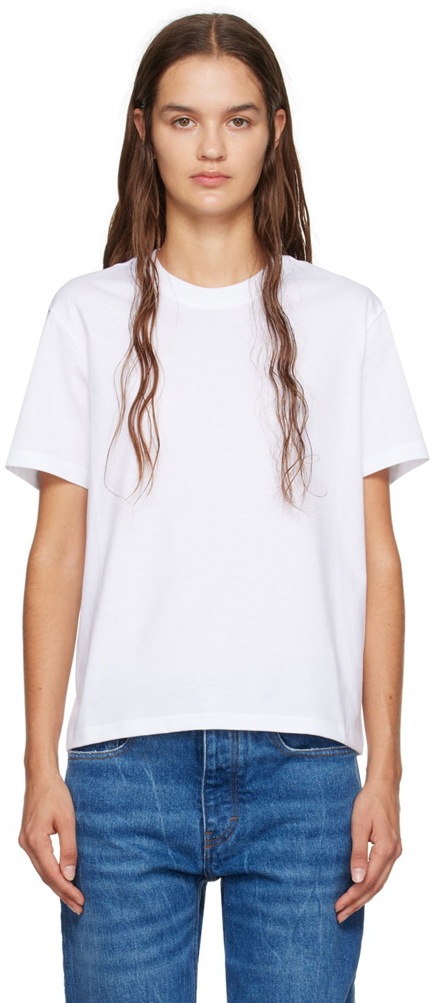 T-shirt AMI T-Shirt Hvid | UTS003.724, 0