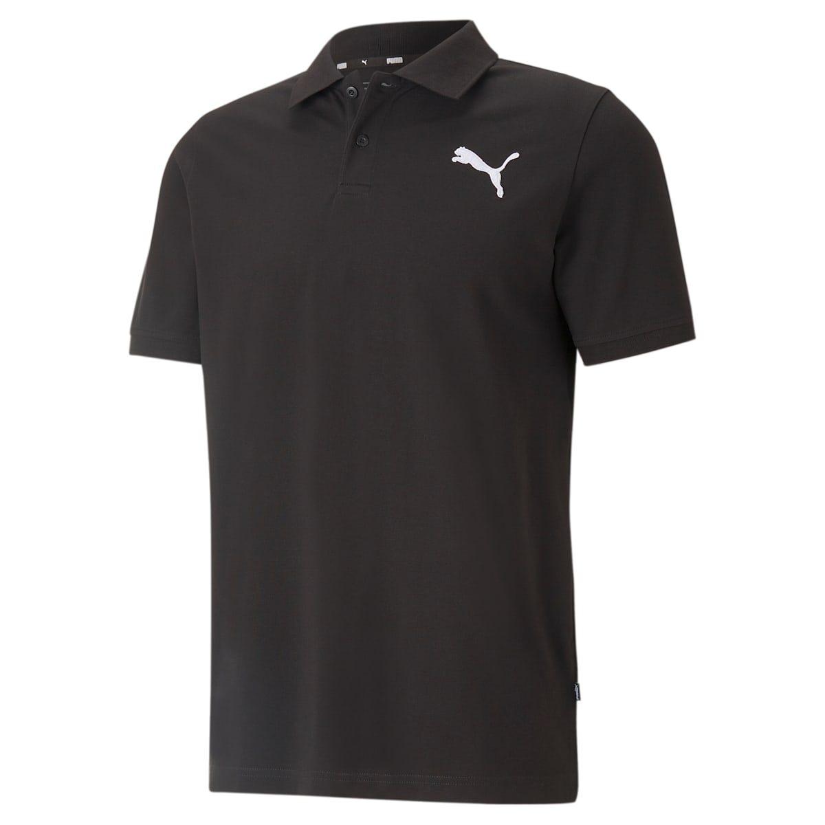 Polo skjorte Puma Logo Polo Shirt Sort | 586674-51, 0