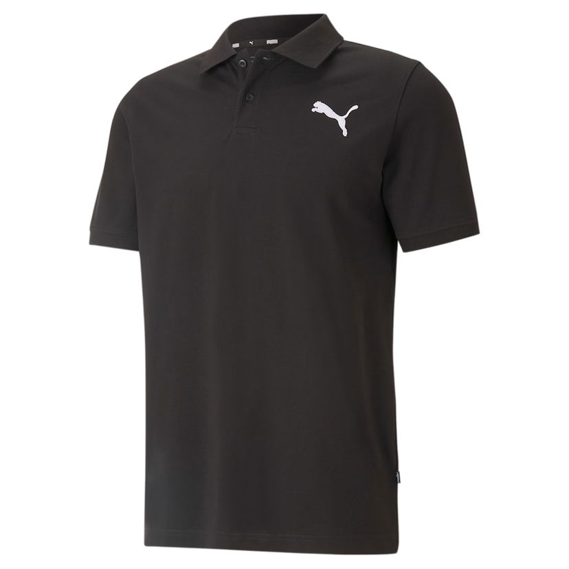 Polo skjorte Puma Logo Polo Shirt Sort | 586674-51
