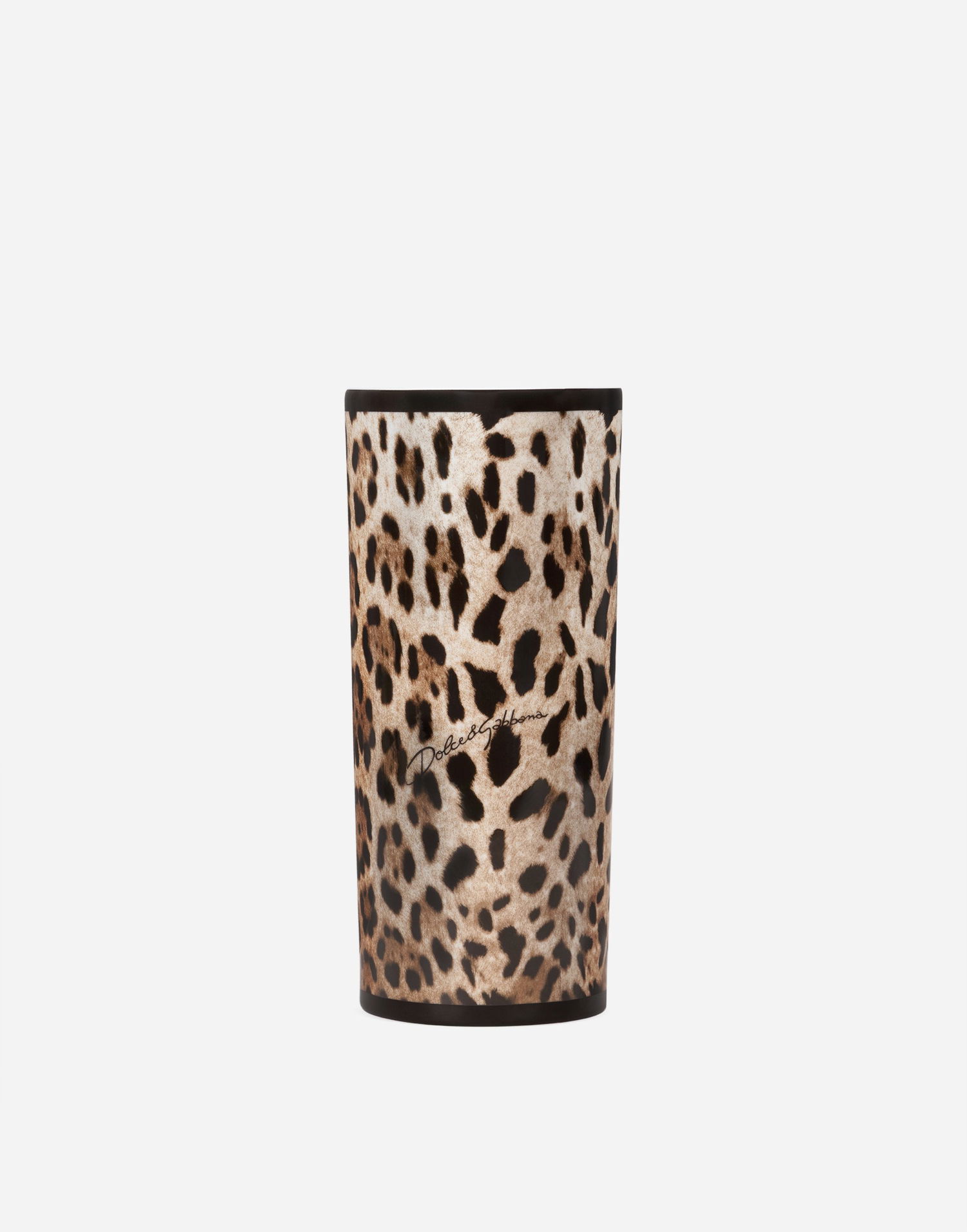 Home decor Dolce & Gabbana Dolce & Gabbana Leopard Print Cylindrical Porcelain Vase Onesize Flerfarvet | TCC196TCAMWUL003, 0