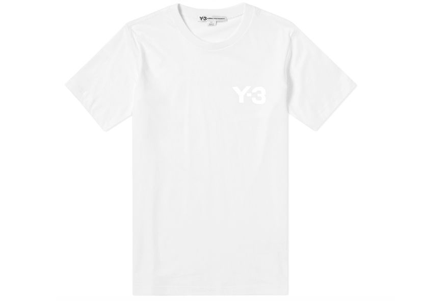 T-shirt Y-3 Y-3 Logo T-Shirt Hvid | DY7138