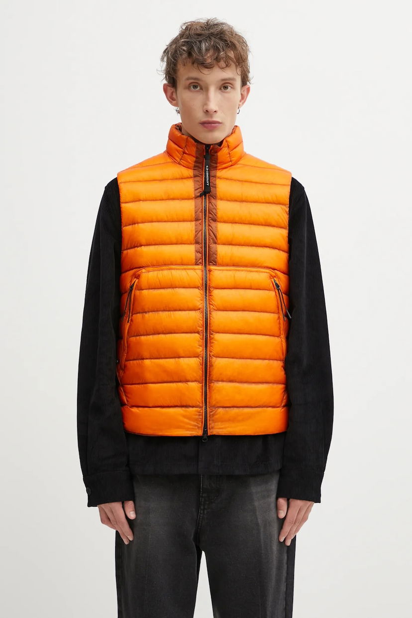 Vest C.P. Company Transitional Down Puffer Vest Orange | 19CMVE703A110416A