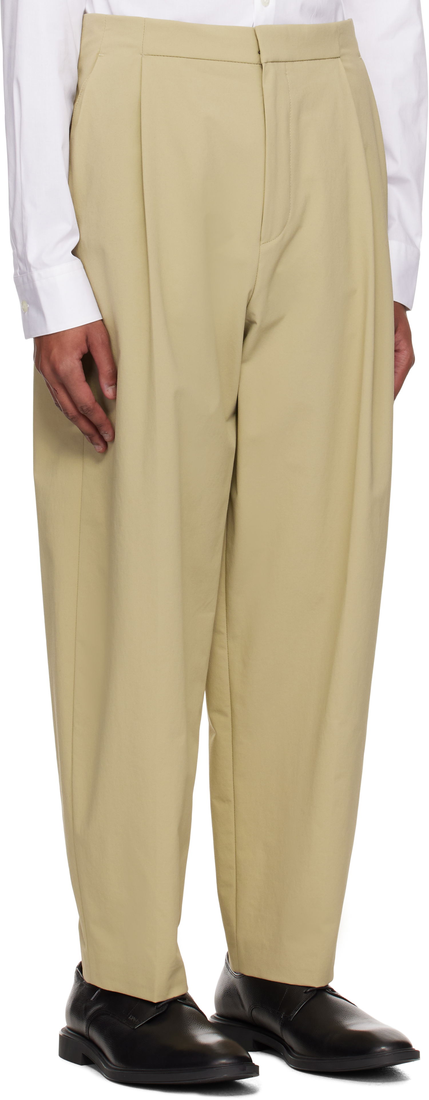 Bukser BOSS Hugo Modern-Fit Trousers Beige | 50532940, 1