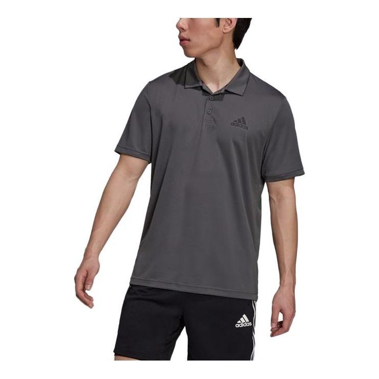 Polo skjorte adidas Originals Performance Polo Shirt Grå | H30285