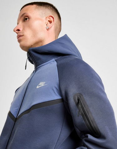 Sweatshirt Nike Tch Mix Wr Full-Zip Hoodie Mørkeblå | IH4302-437, 4