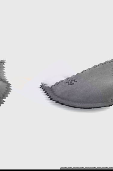 Sneakers og sko UGG Men's Scuff Suede/Sheepskin Slippers - Dark Grey Grå | 1101111-DGRY, 1