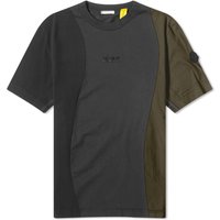 T-shirt Moncler adidas Originals x Panel T-Shirt Black/Olive Grå | 8C000-M2290-01-F98, 2