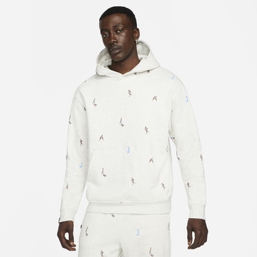 Sweatshirt Jordan Jordan Essentials Fleece Pullover Hoodie Hvid | DC9707-141, 3