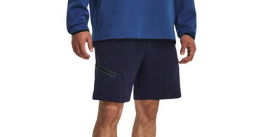 Shorts Under Armour Unstoppable Fleece Mørkeblå | 1379809-410, 1